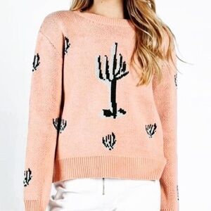 Cactus Print Sweater